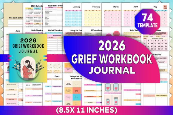 2026 Grief Workbook Journal