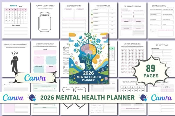 2026 Mental Health Planner KDP