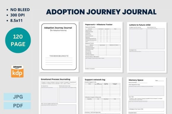 Adoption Journey Journal Kdp Interior