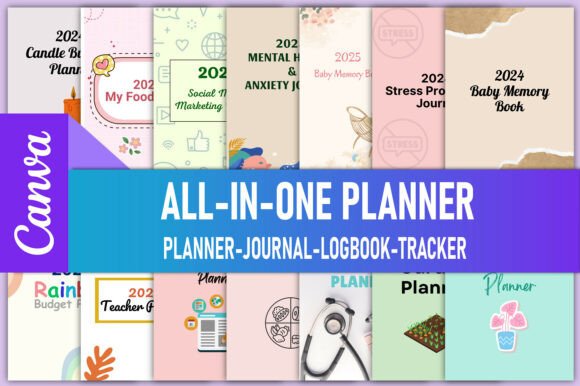 All-in-One Planner 2024-2025-2026 Bundle