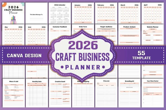 Streamline Your Creative Enterprise: The 2026 Craft Business Planner Canva KDP Is Redefining How Makers Plan, Launch, and Scale